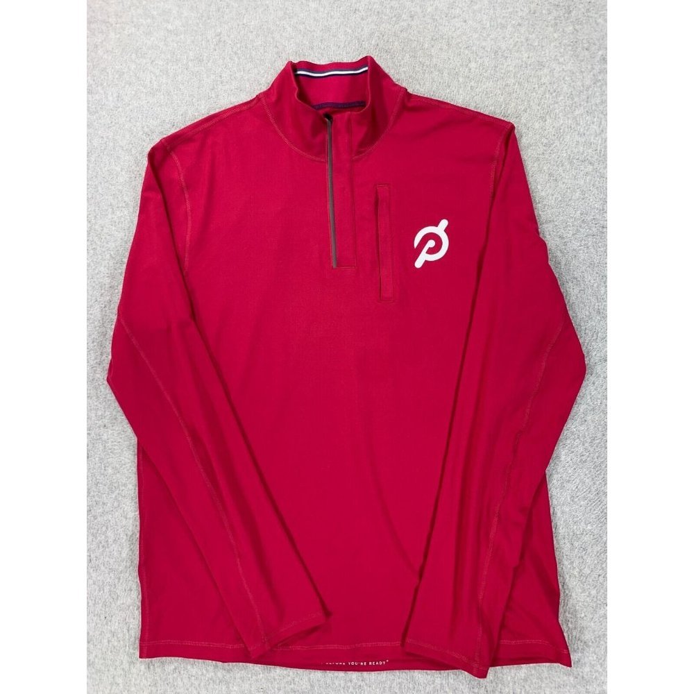 Four Laps Peloton Half Zip Running Cycling Training Pullover Shirt (Men's Large)